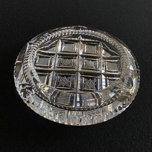 Vintage Lead Crystal Ash Tray Made in Germany